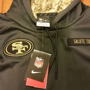 49ers hoodie salute to service